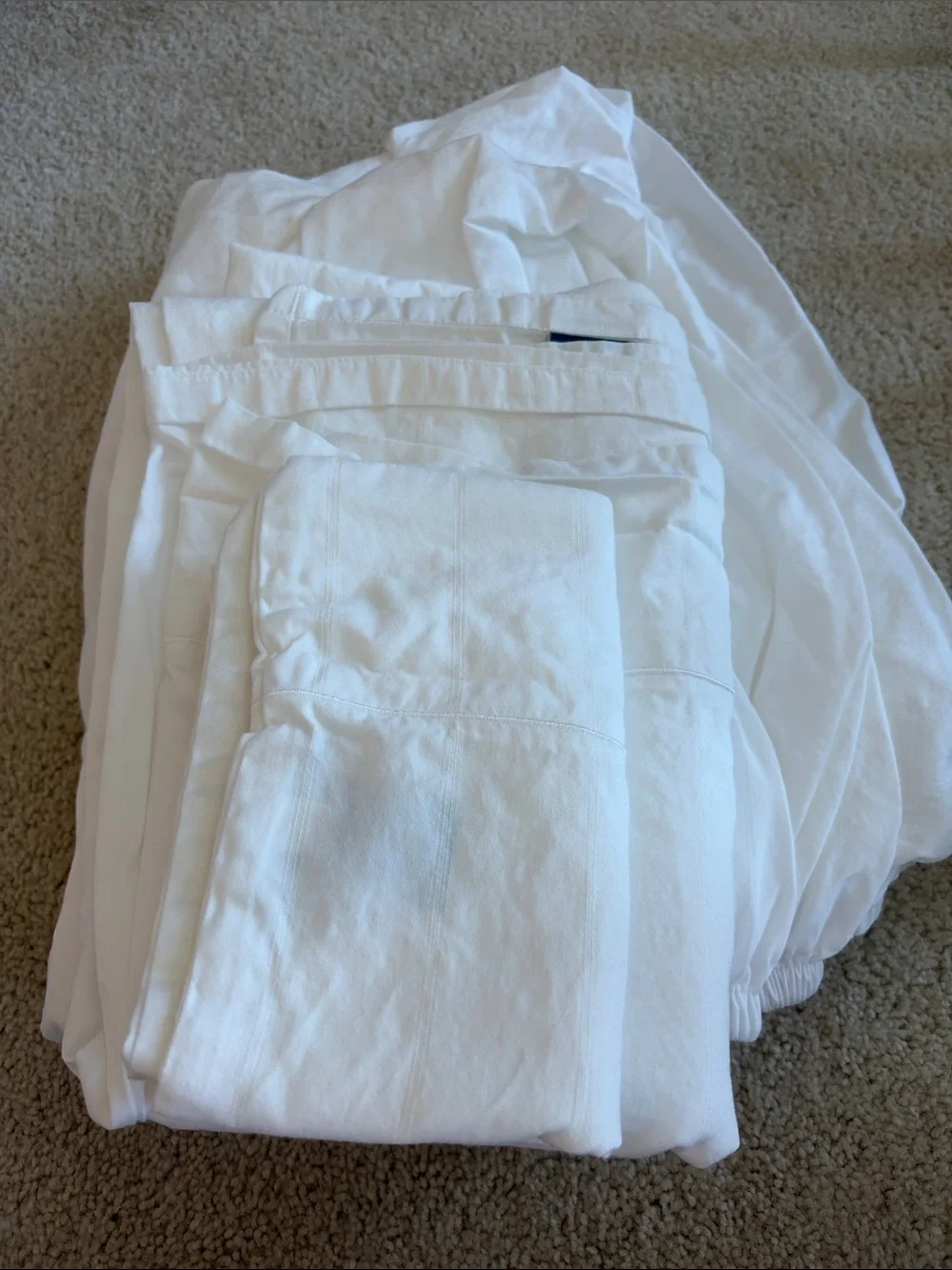 Charter Club Sleep Cool Twin XL White Sheet Set